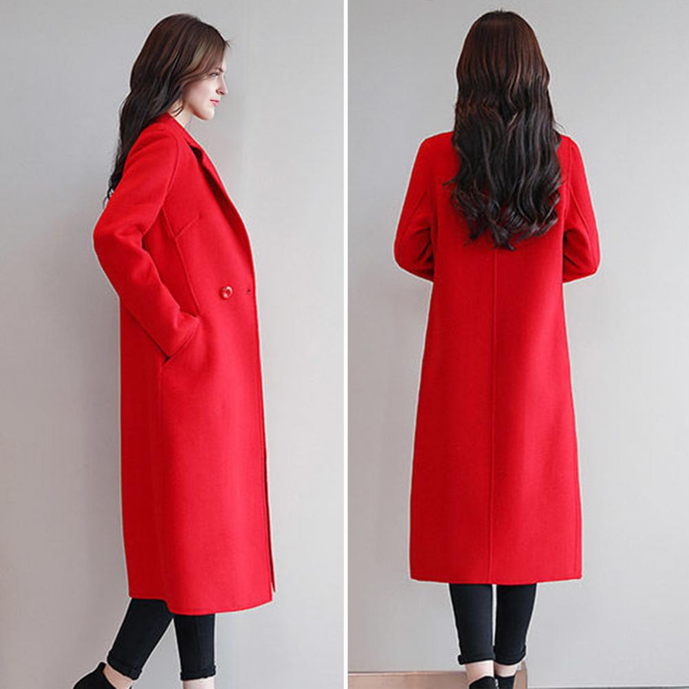 Wool Coat Peacoat - معطف صوف نسائي، معطف صوف طويل