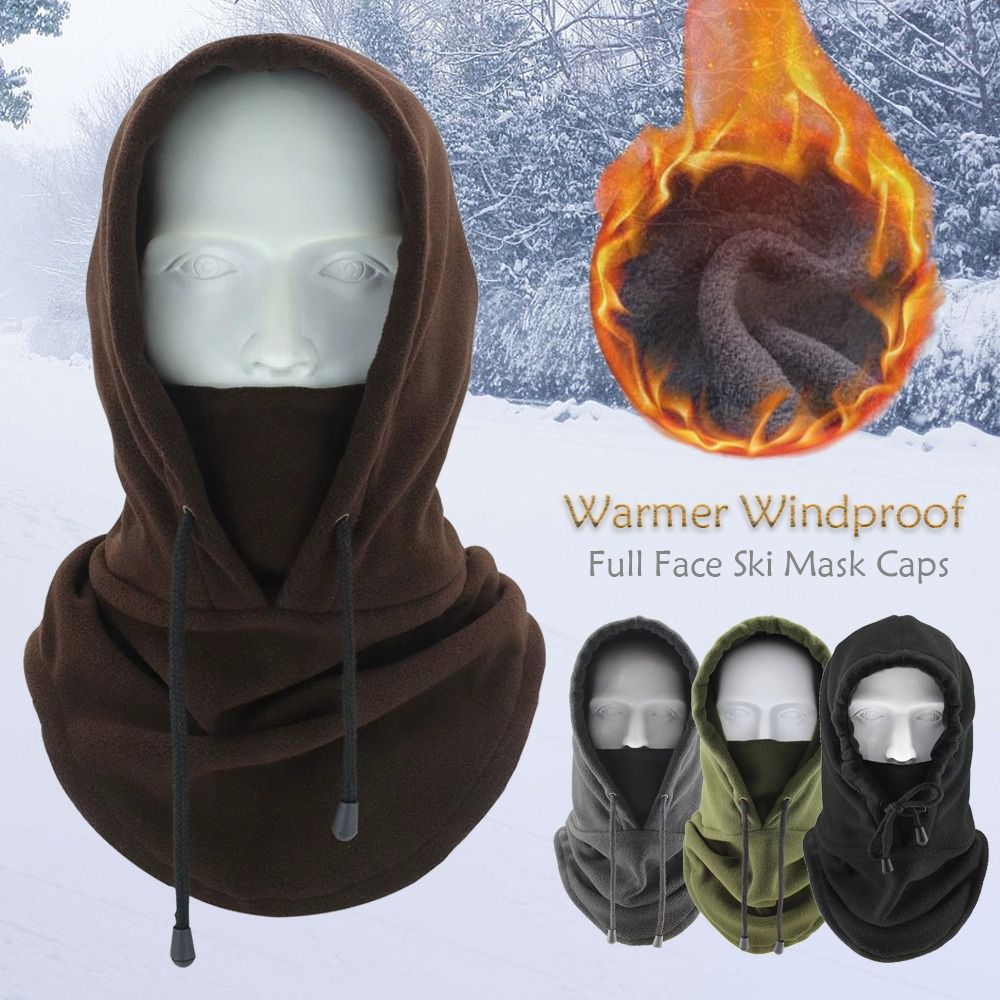 Balaclava Ski Mask - بالاكلافا من الصوف القطبي المقاوم للرياح