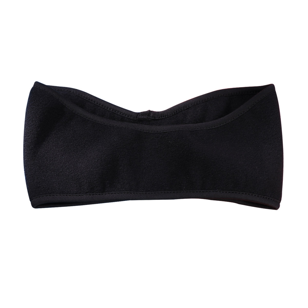 Fleece Ear Warmer Band - عصابة رأس سوداء للجنسين لتدفئة الأذنين،