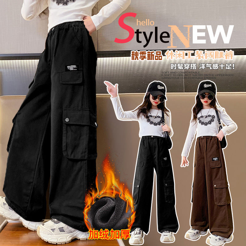 Corduroy Pant Warm - الفتيات المراهقات الشتاء السراويل البضائع للأطفال