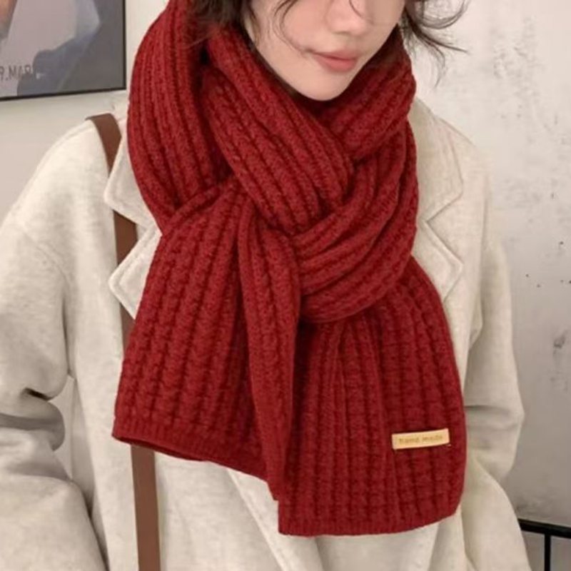 سميكة كابل متماسكة الدافئة الك - مراجعة Wool Scarf Men وسعره
