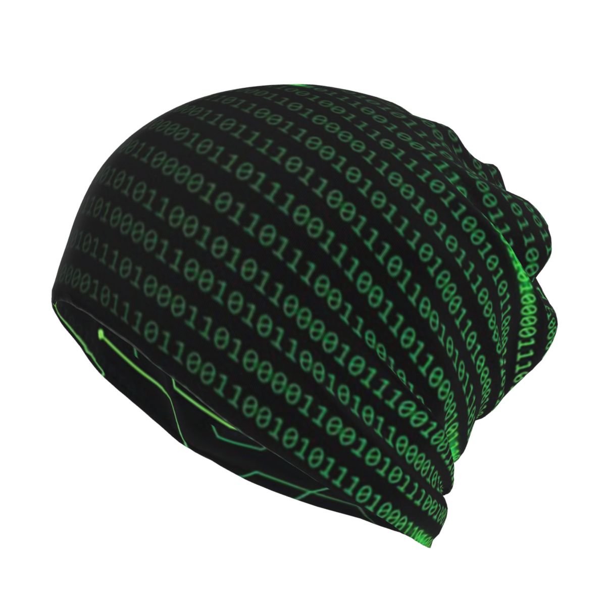 بطانية مزينة بنمط الكود الثنائ - مراجعة Knit Beanie Hat Warm وسعره