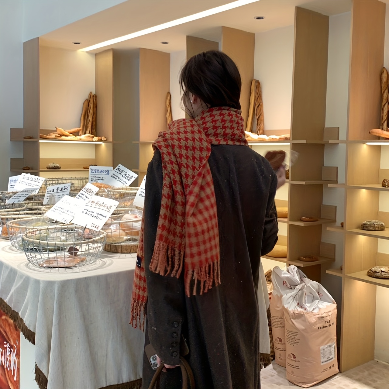 فانجسيج: وشاح صوفي فاخر بتصميم - مراجعة Wool Scarf Men وسعره