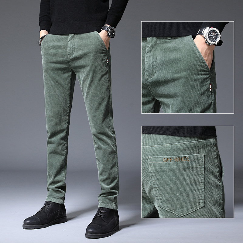 بنطلون رجالي مفتوح من الأسفل م - مراجعة Corduroy Pant Warm وسعره