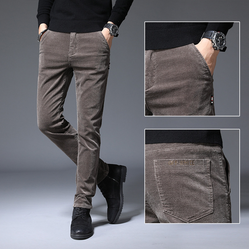 بنطلون رجالي مفتوح من الأسفل م - مراجعة Corduroy Pant Warm وسعره