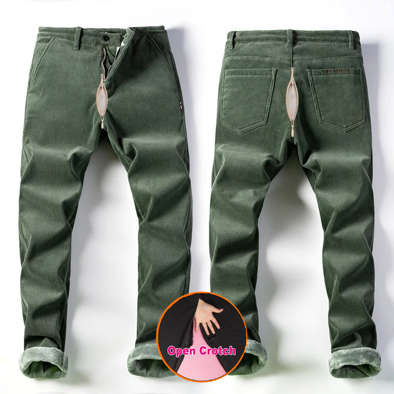 بنطلون رجالي مفتوح من الأسفل م - مراجعة Corduroy Pant Warm وسعره