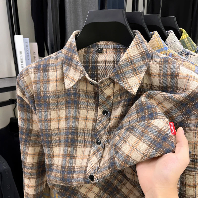 قمصان رجالية طويلة بنمط مربعات - مراجعة Flannel Shirt Lined وسعره