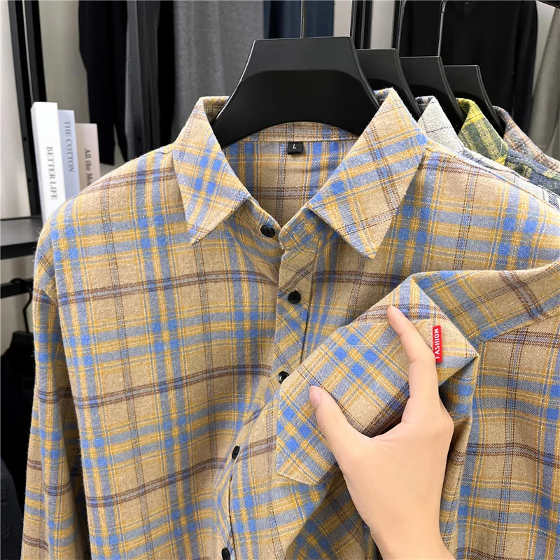 قمصان رجالية طويلة بنمط مربعات - مراجعة Flannel Shirt Lined وسعره