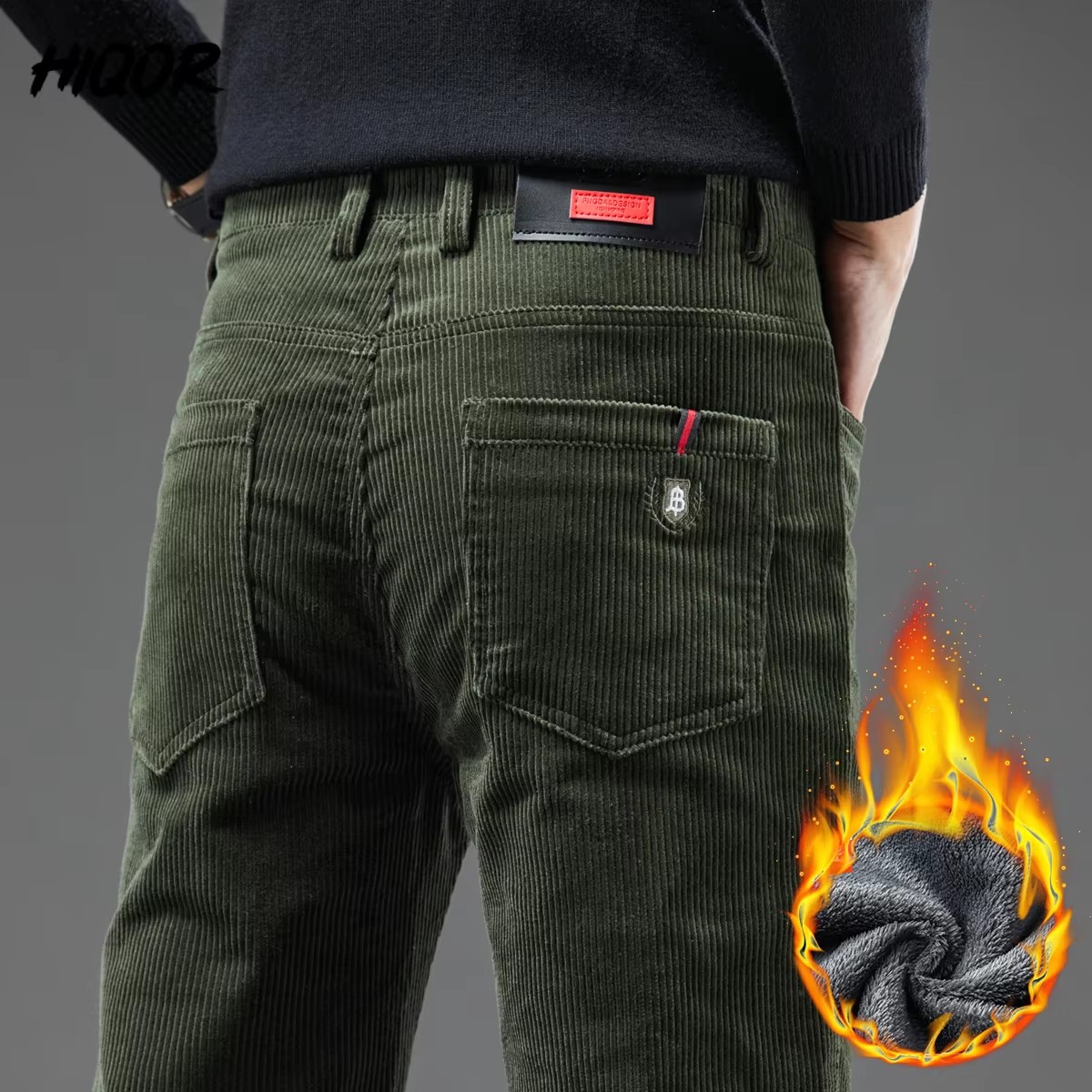 بنطلون رجالي شتوي من القطيفة ا - مراجعة Corduroy Pant Warm وسعره