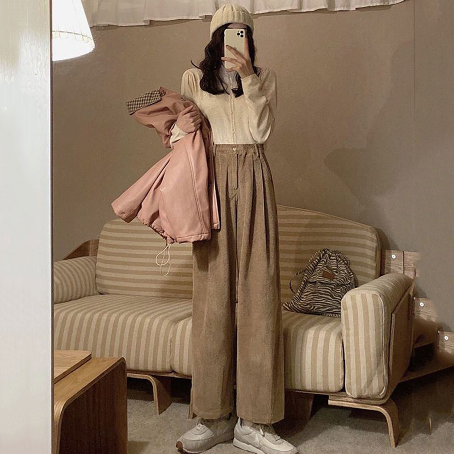 سراويل قصيرة واسعة الساق للسيد - مراجعة Corduroy Pant Warm وسعره
