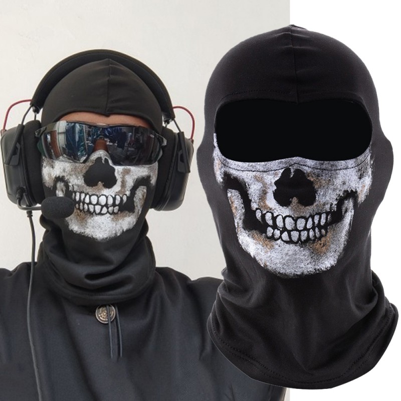 لعبة COD شبح الجمجمة تأثيري مخ - مراجعة Balaclava Ski Mask وسعره