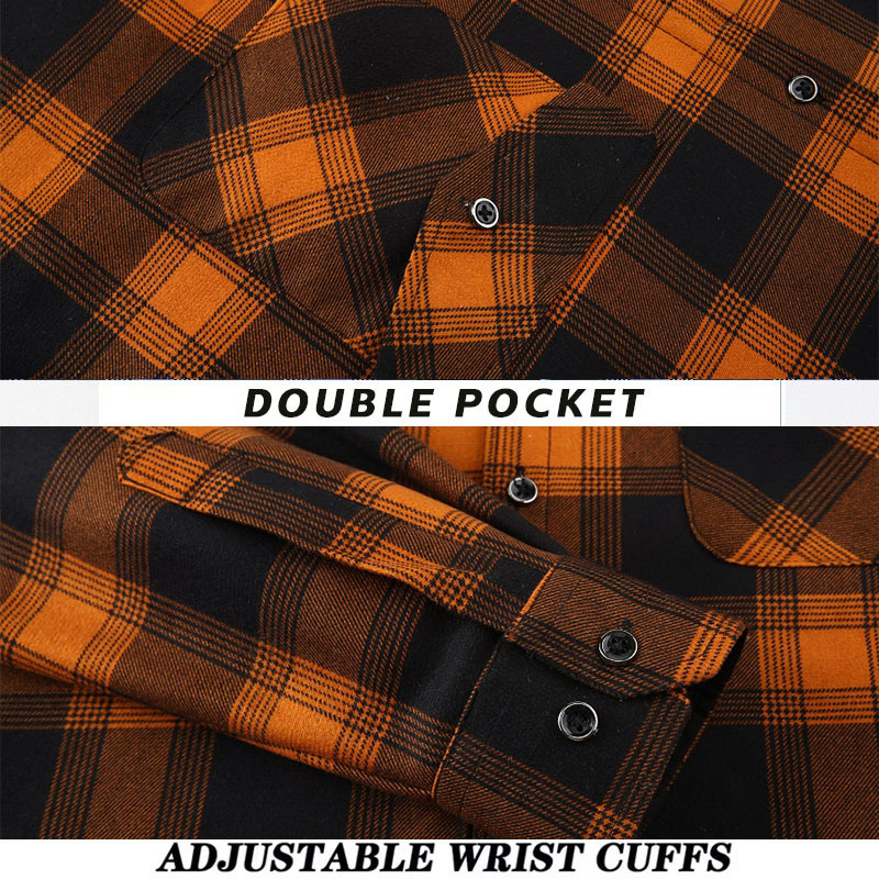 قميص QICHE من الفلانيل السميك  - مراجعة Flannel Shirt Lined وسعره