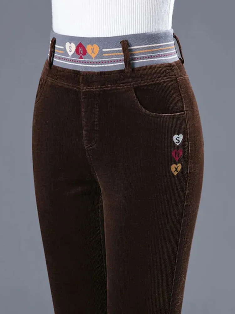الشتاء رشاقته أفخم اصطف سروال  - مراجعة Corduroy Pant Warm وسعره