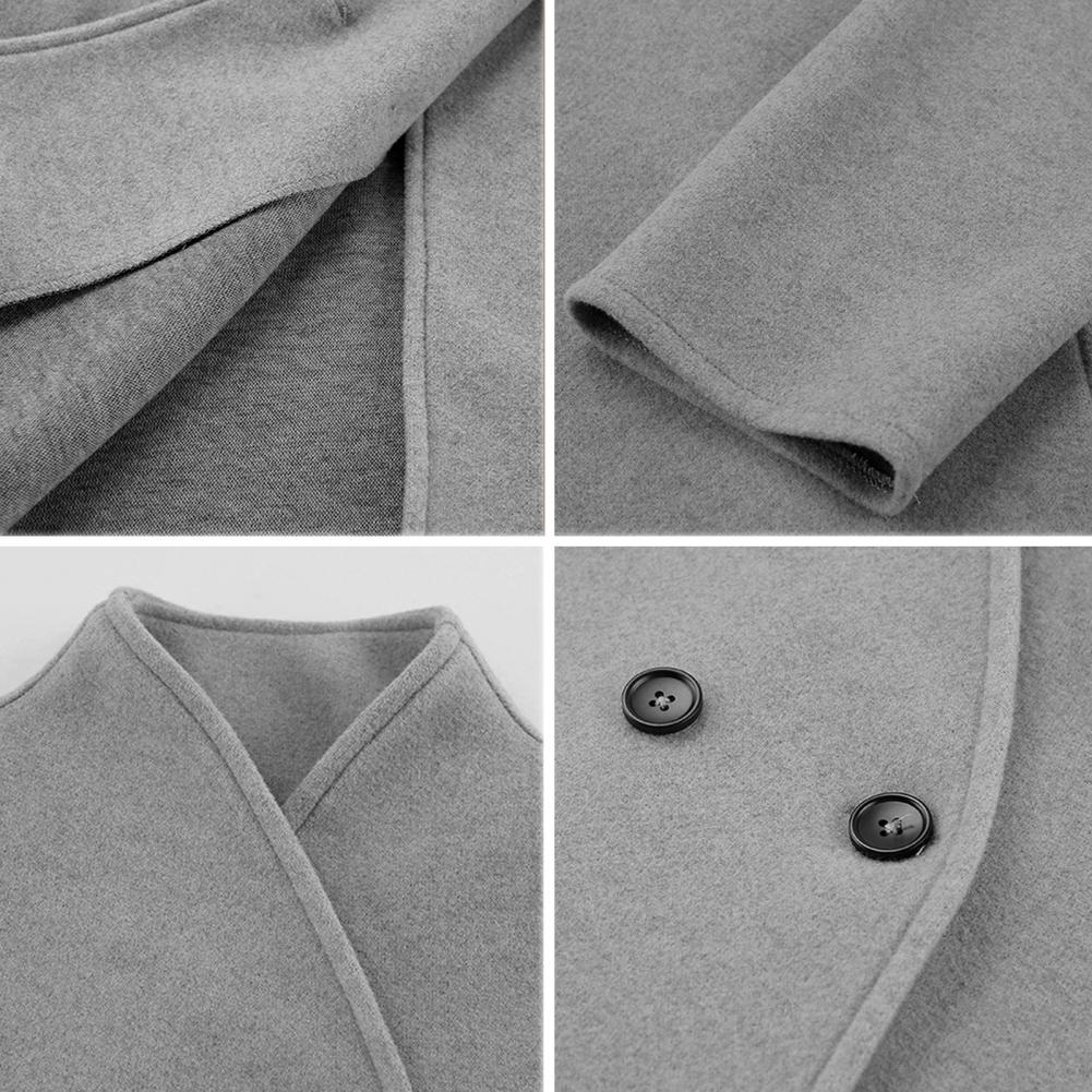 معطف نسائي شتوي قصير من الصوف، - مراجعة Wool Coat Peacoat وسعره