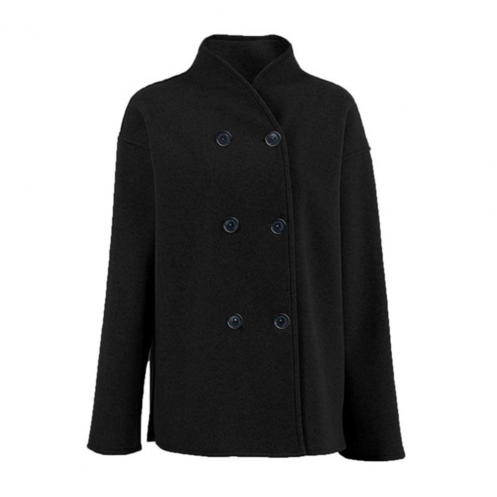 معطف نسائي شتوي قصير من الصوف، - مراجعة Wool Coat Peacoat وسعره