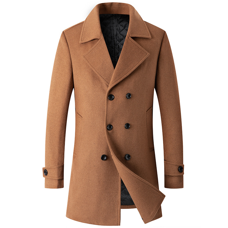 مزدوجة الصدر معطف الرجال Peaco - مراجعة Wool Coat Peacoat وسعره