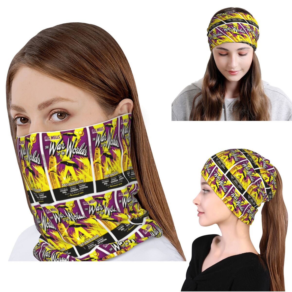 وشاح للرقبة من War Of The Worl - مراجعة Knit Beanie Hat Warm وسعره