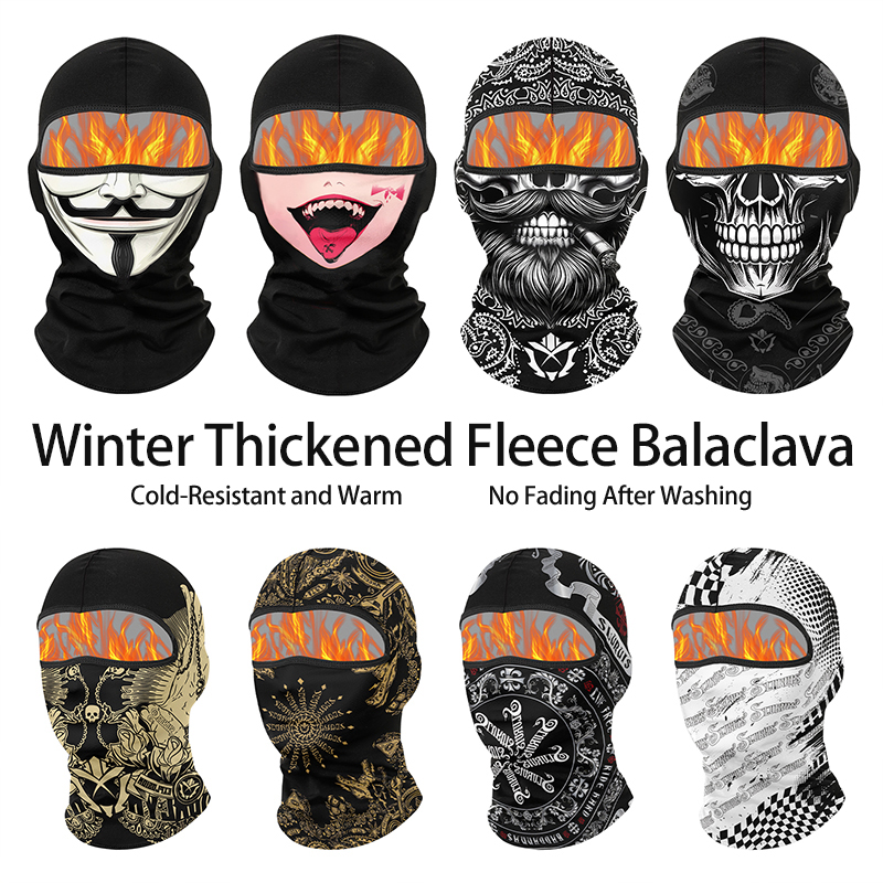 شتاء دافئ زائد المخملية بالاكل - مراجعة Balaclava Ski Mask وسعره