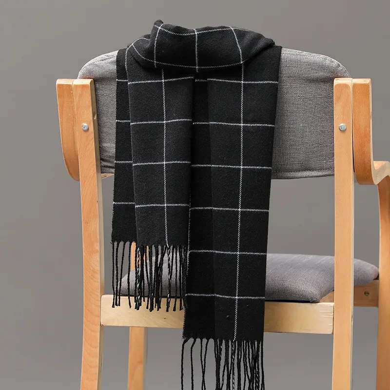 2024 جديد الشتاء الرجال وشاح ا - مراجعة Wool Scarf Men وسعره